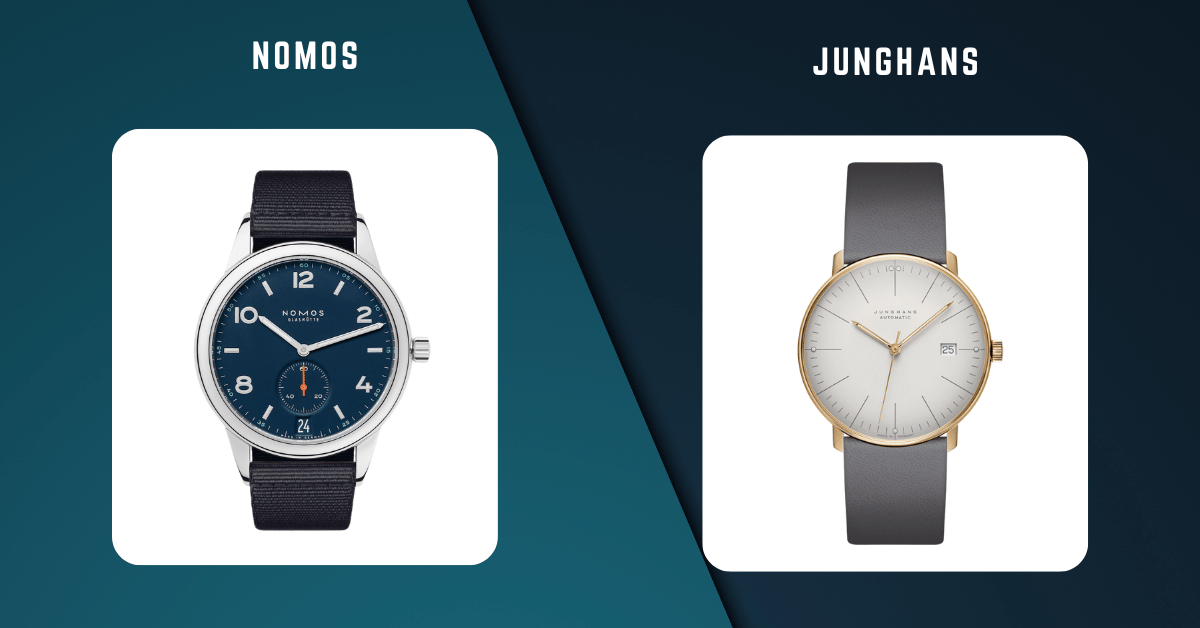 Nomos vs. Junghans