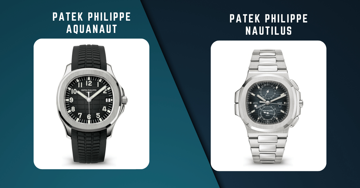 Patek Philippe Aquanaut vs. Nautilus