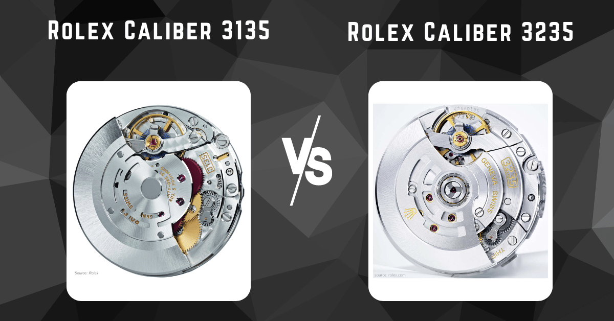 Rolex Caliber 3135 vs Rolex Caliber 3235