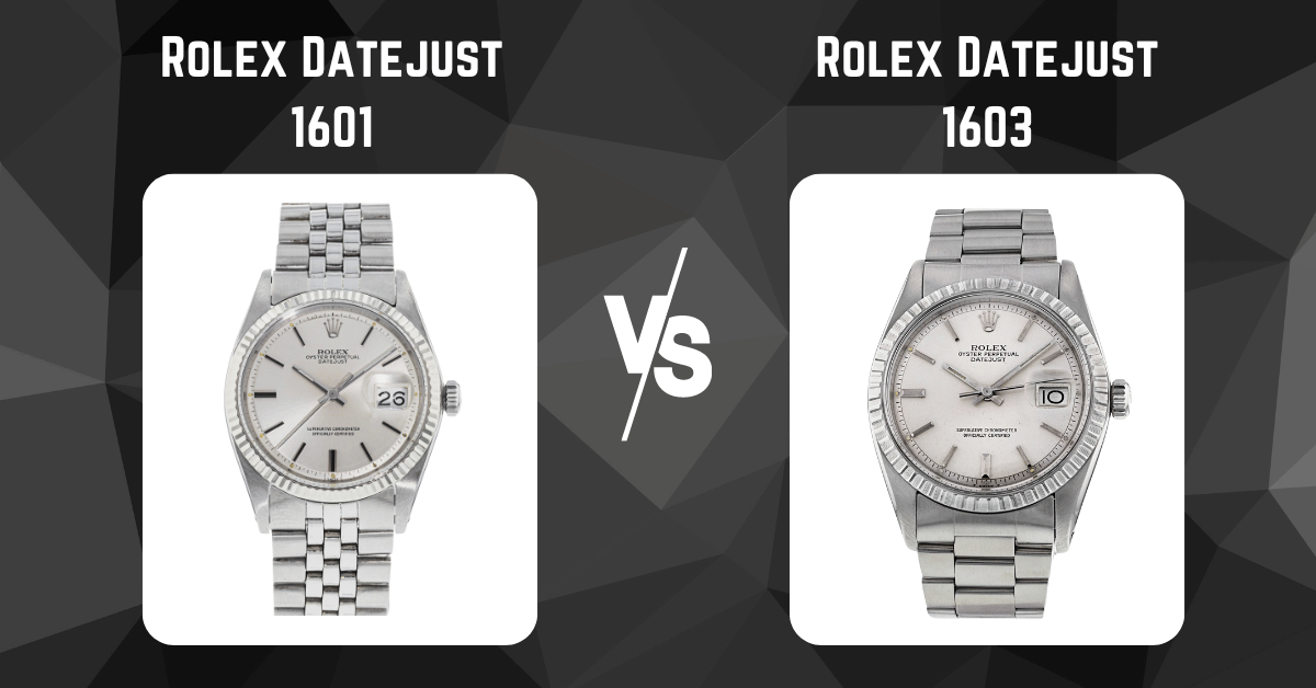 Rolex Datejust 1601 vs Rolex Datejust 1603