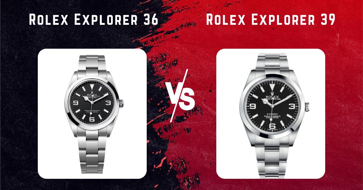 Rolex Explorer 36 vs. Rolex Explorer 39