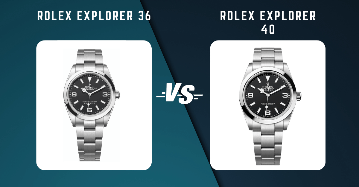 Rolex Explorer 36 vs Rolex Explorer 40