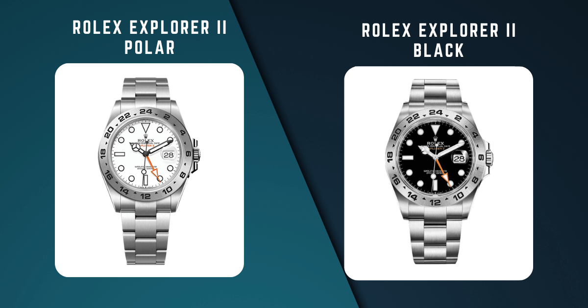 Rolex Explorer II Polar vs. Black