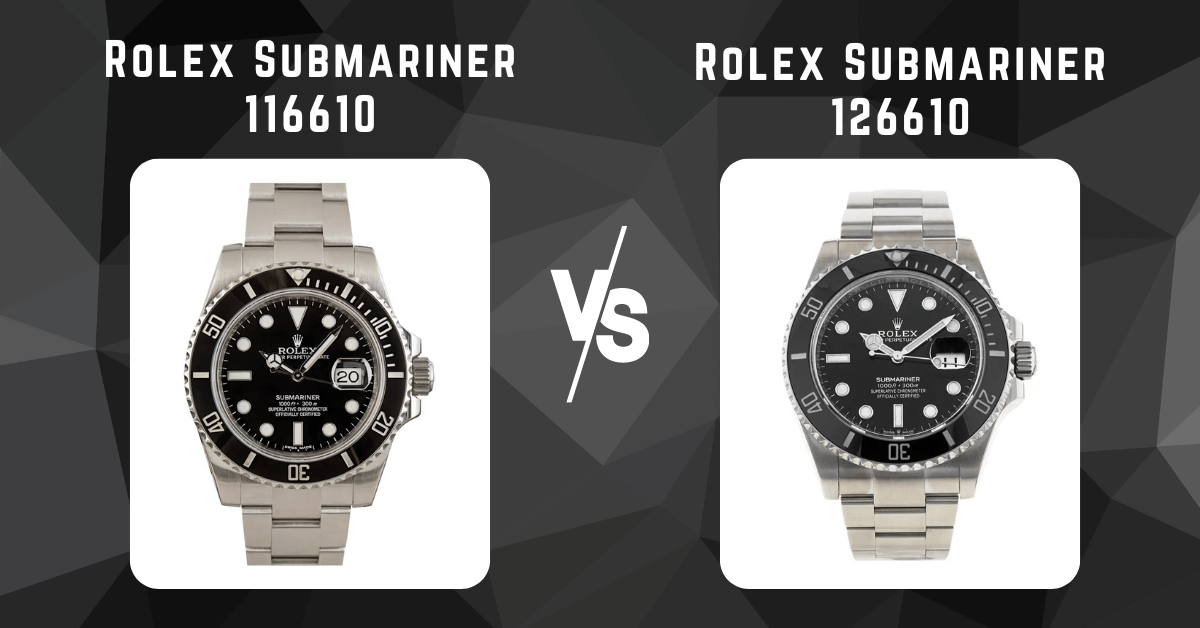 Rolex Submariner 116610 vs Rolex Submariner 126610