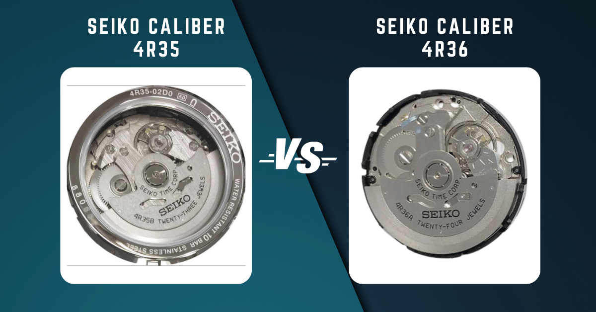 Seiko Caliber 4r35 vs Seiko Caliber 4r36