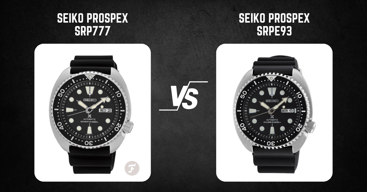 Seiko Prospex SRP777 vs Seiko Prospex SRPE93