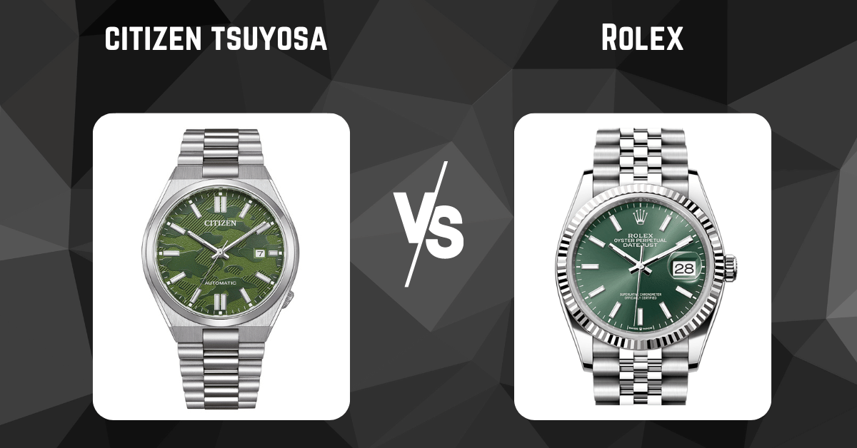 citizen tsuyosa vs rolex