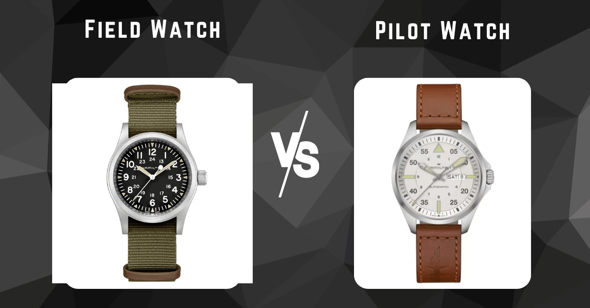 field watch vs pilot watch