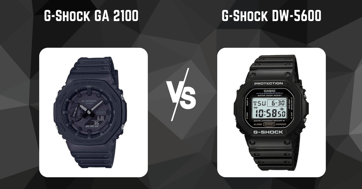 g shock ga 2100 vs g shock 5600