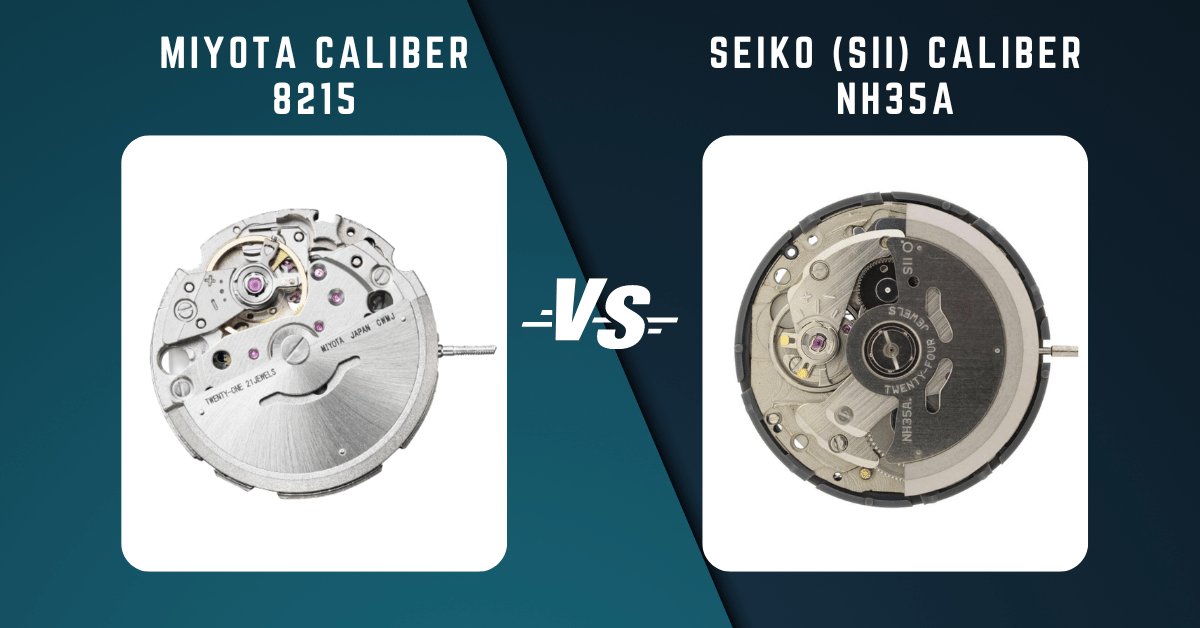 miyota caliber 8215 vs seiko (sii) caliber nh35a