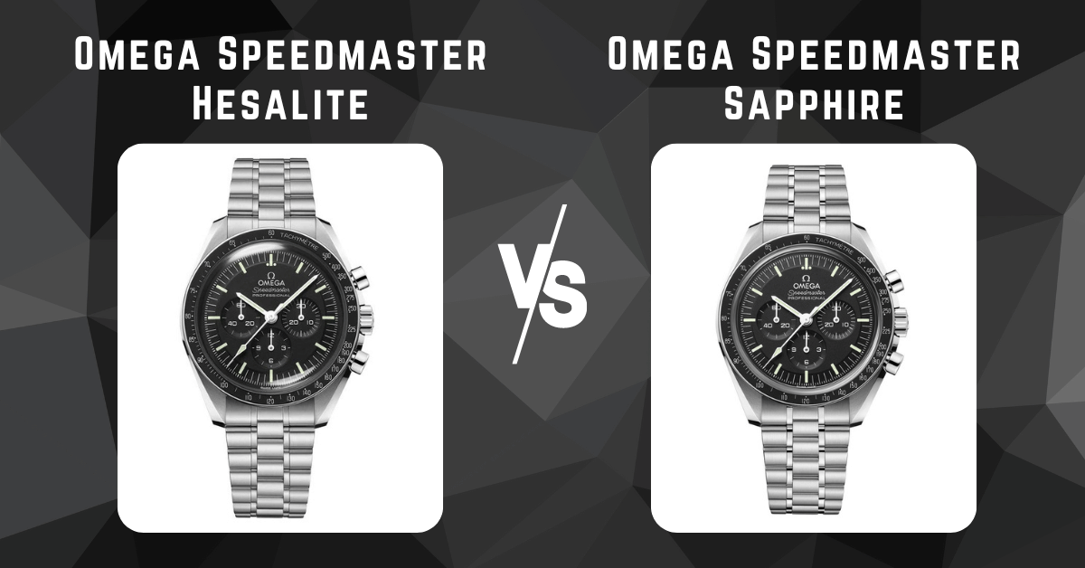 omega speedmaster hesalite vs omega speedmaster sapphire