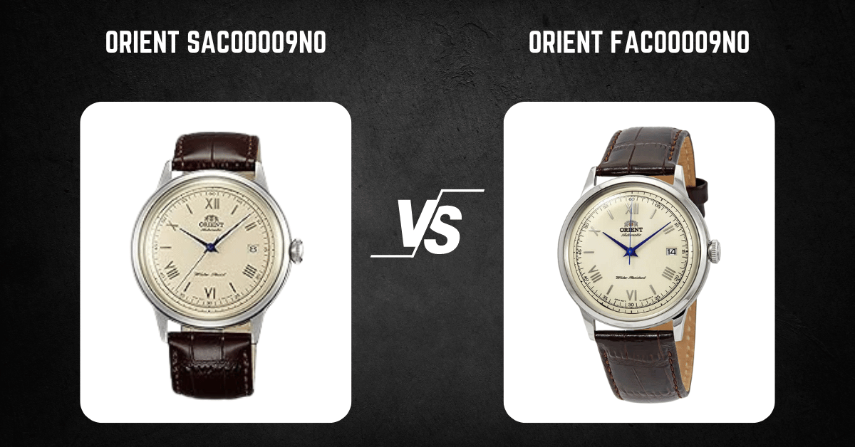 orient sac00009n0 vs orient fac00009n0