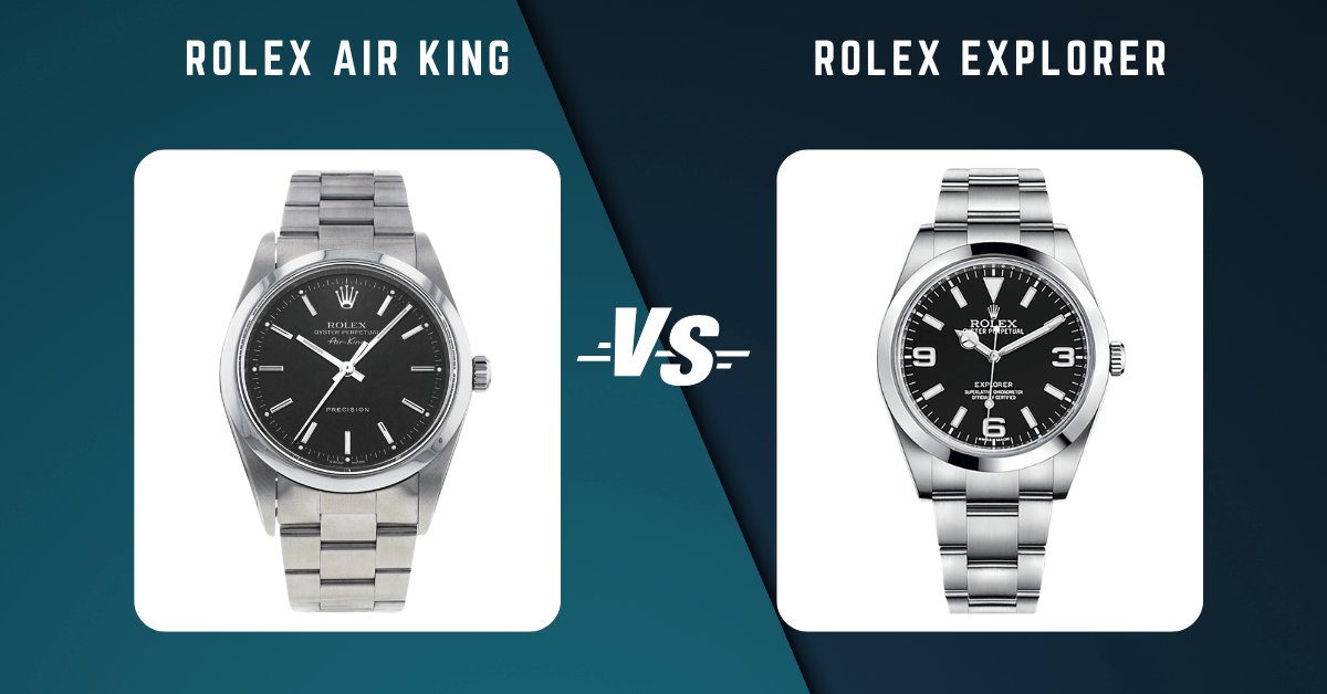 rolex air king vs rolex explorer