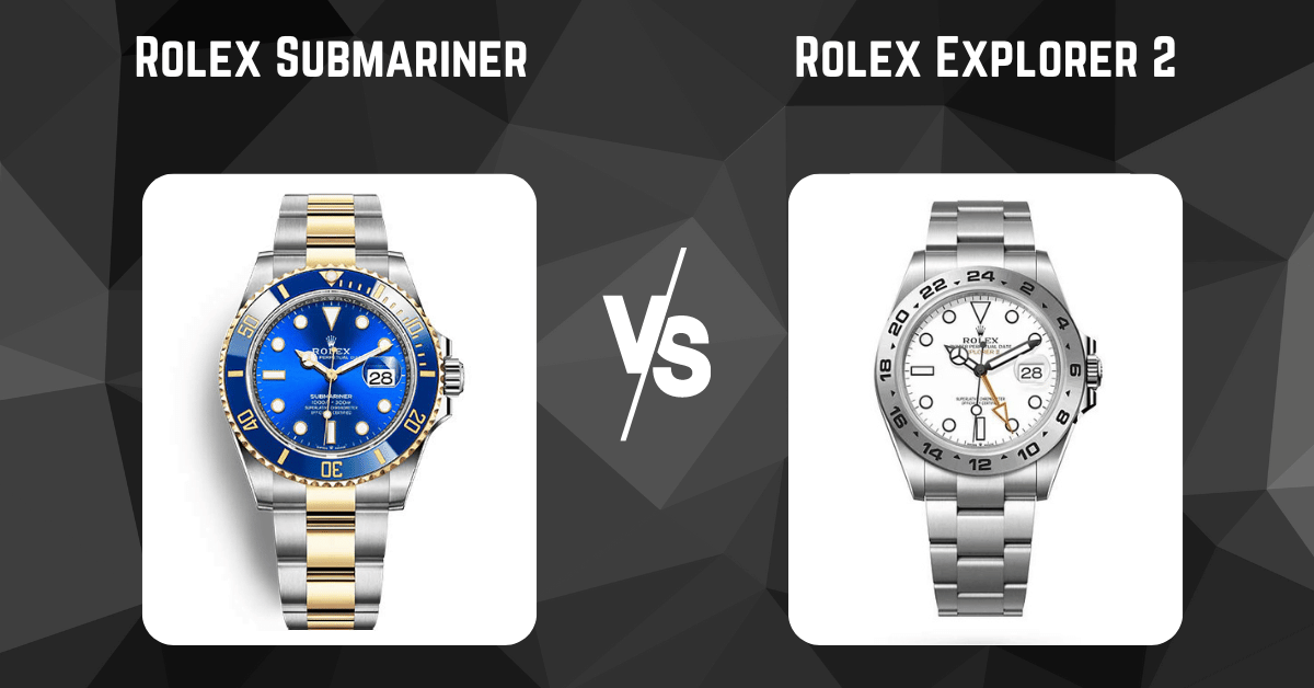 rolex explorer 2 vs rolex submariner