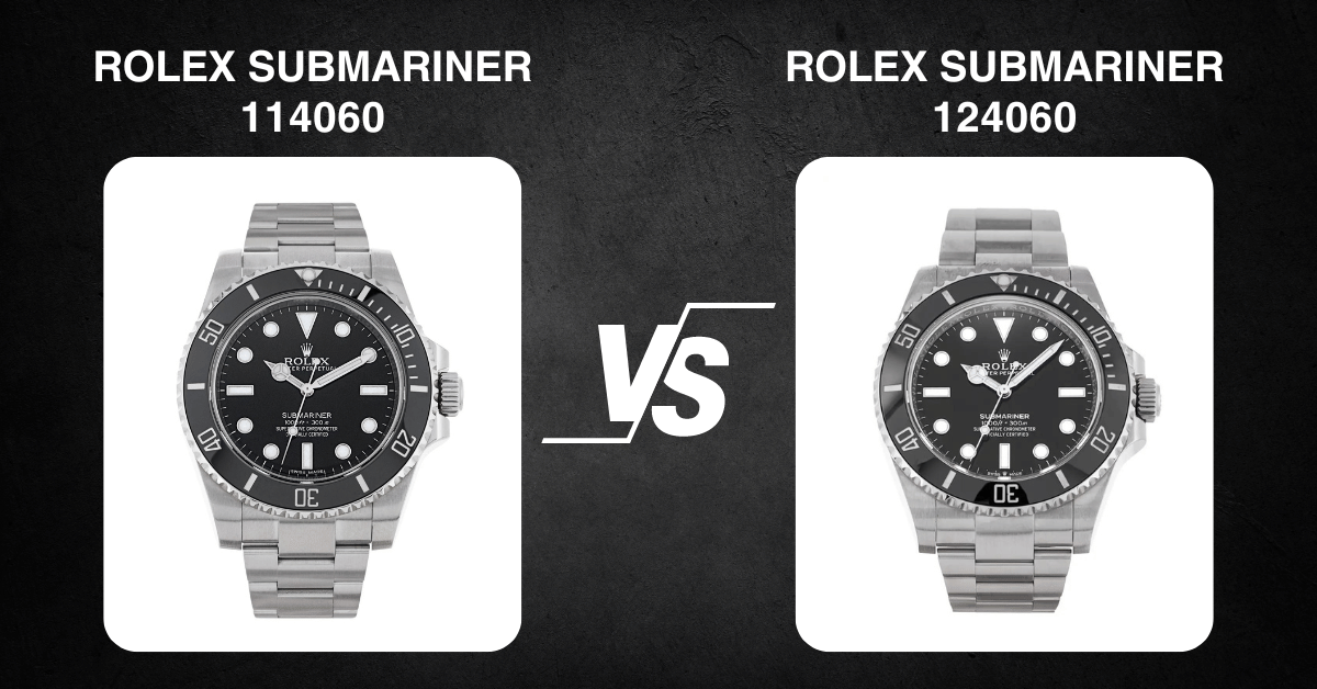 rolex submariner 114060 vs rolex submariner 124060