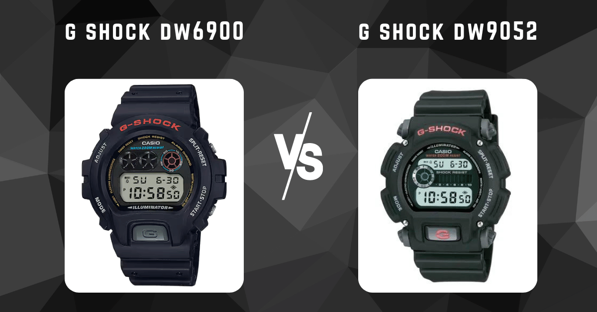 G-Shock DW6900 vs DW9052