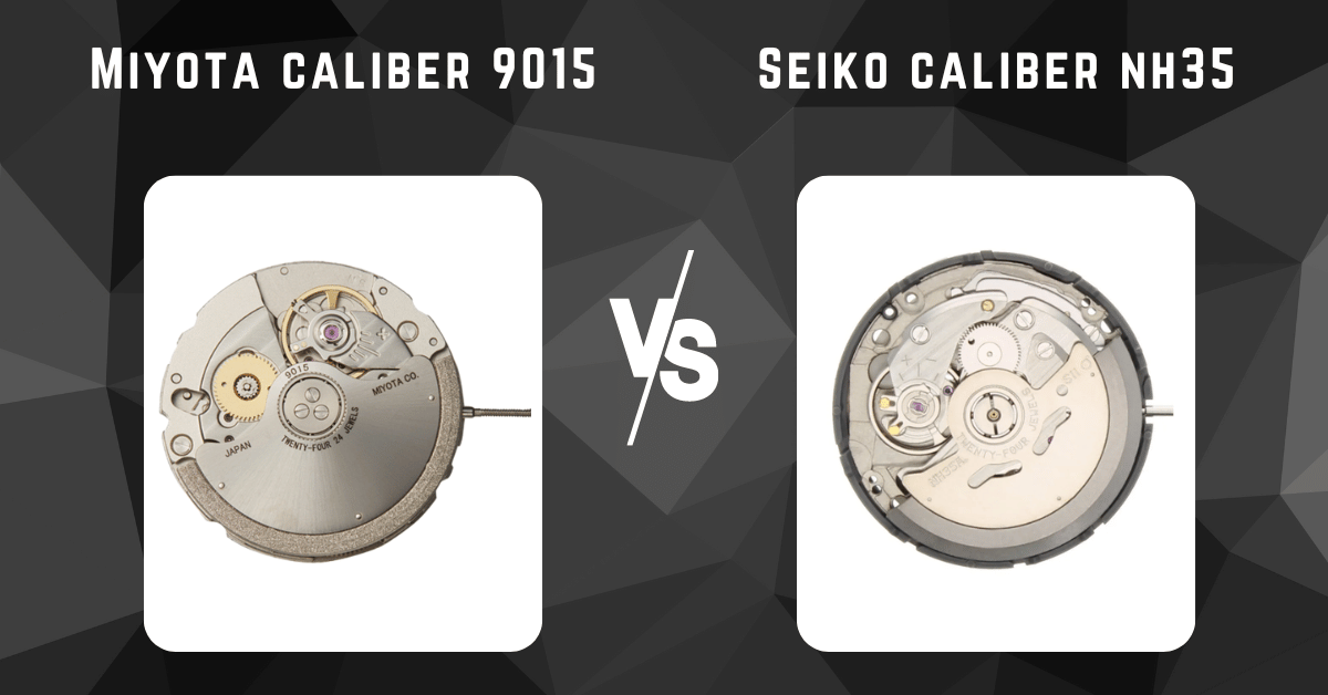 Miyota caliber 9015 vs Seiko caliber nh35