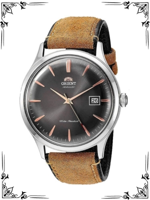 ORIENT 'Bambino Version 4' Japanese AutomaticHand Winding Stainless Steel and Leather Dress Watch