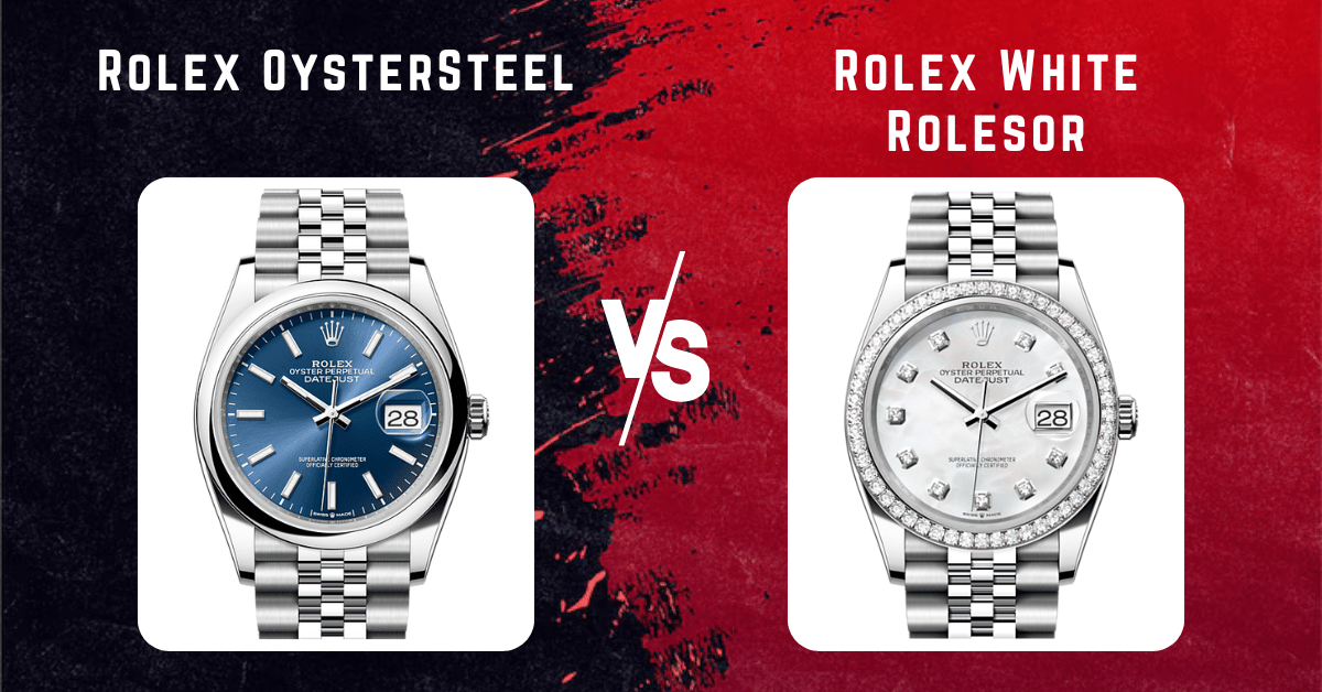 Rolex OysterSteel vs. Rolex White Rolesor