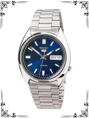 SEIKO 5 Automatic Blue Dial Stainless Steel Men's Watch SNXS77