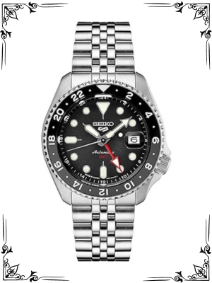 SEIKO Automatic Watch for Men - 5 -Sports - with Date Calendar and Luminous Hands & Markers, 100m Water-Resistant