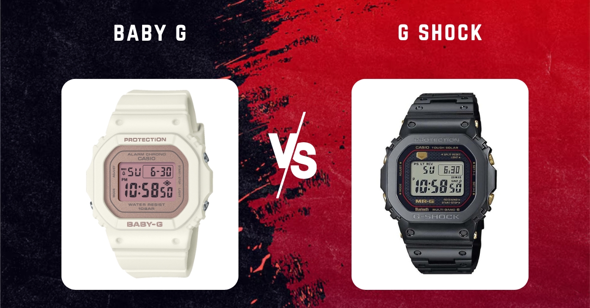 baby g vs g shock