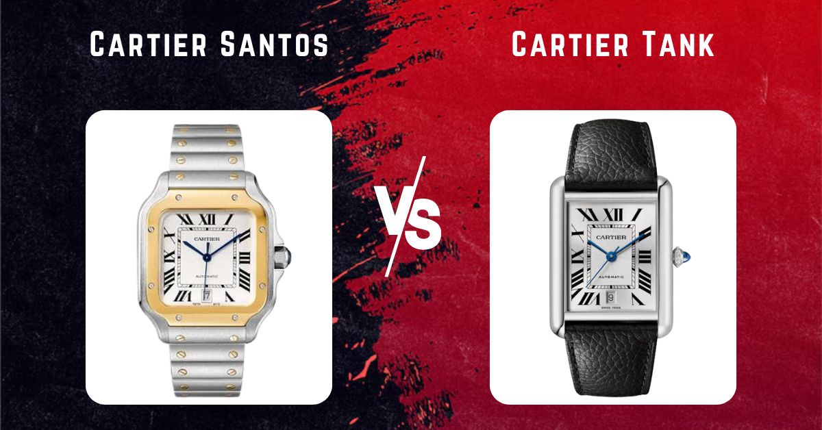 cartier santos vs cartier tank