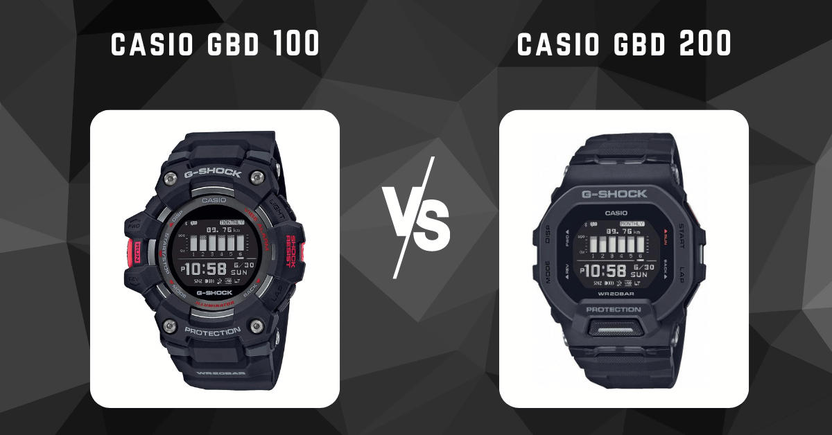 casio gbd 100 vs casio gbd 200