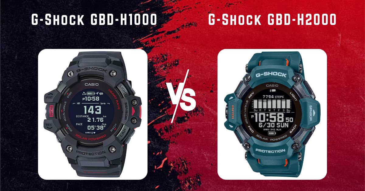 g shock gbd h1000 vs g shock gbd h2000