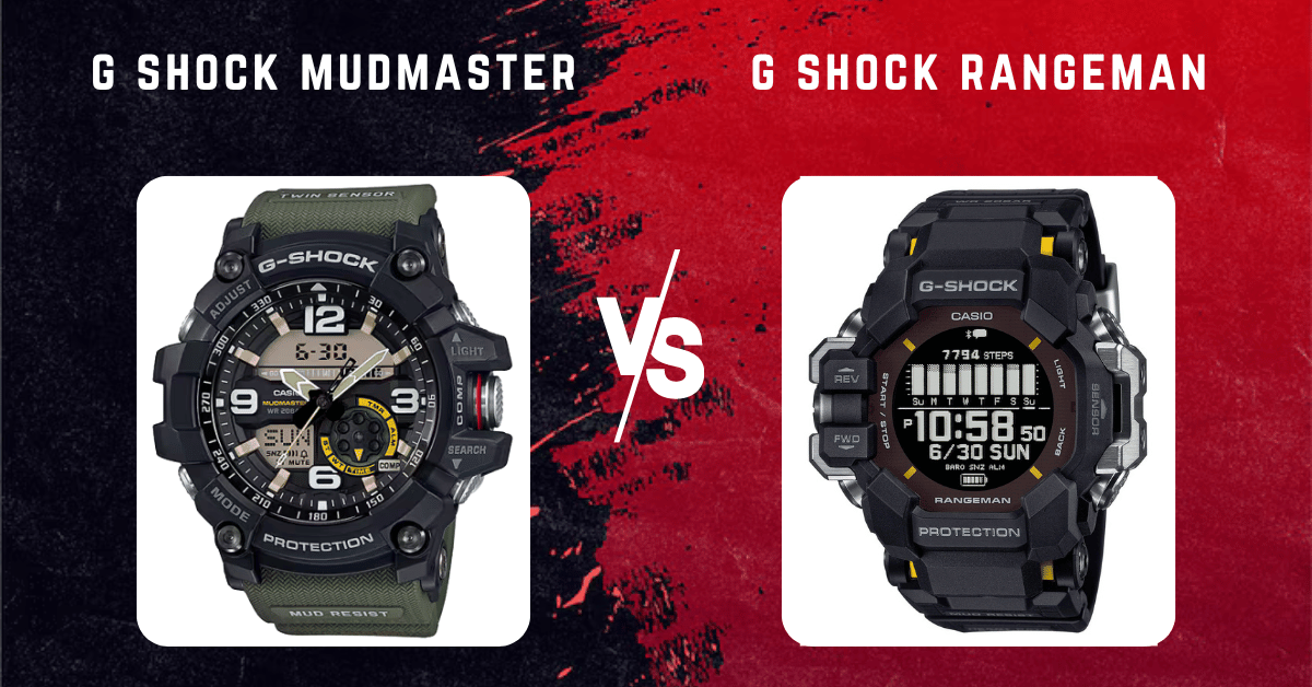 g shock mudmaster vs g shock rangeman