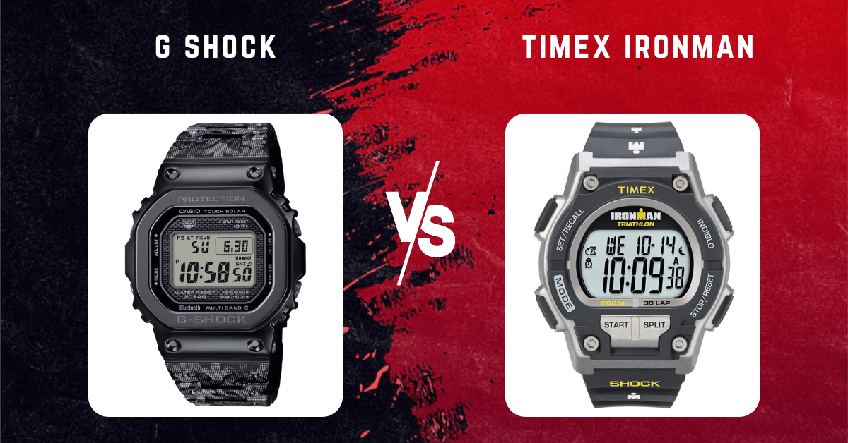 g shock vs timex ironman