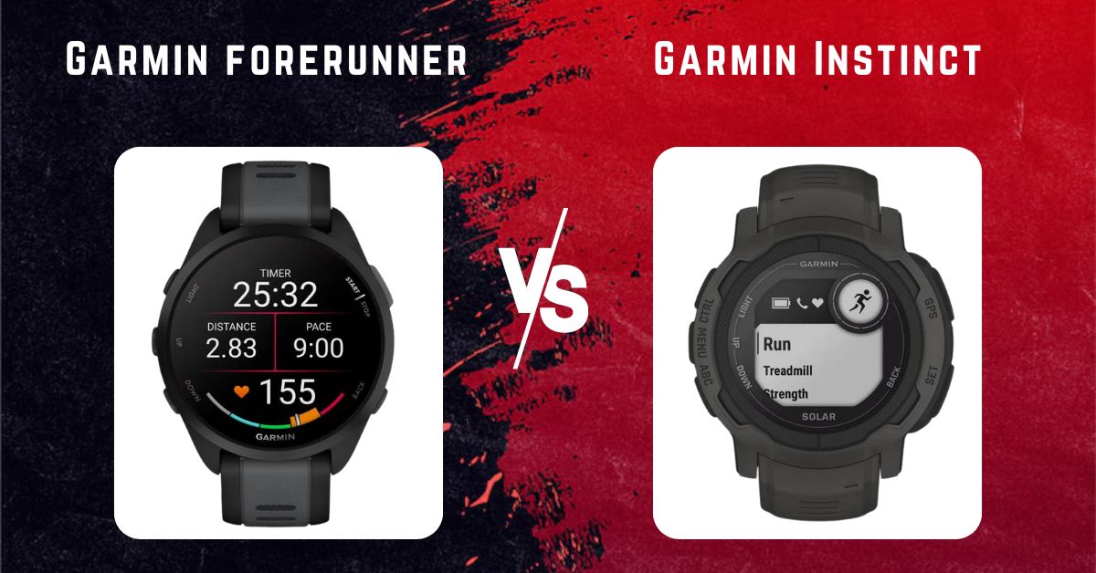 garmin forerunner vs garmin instinct