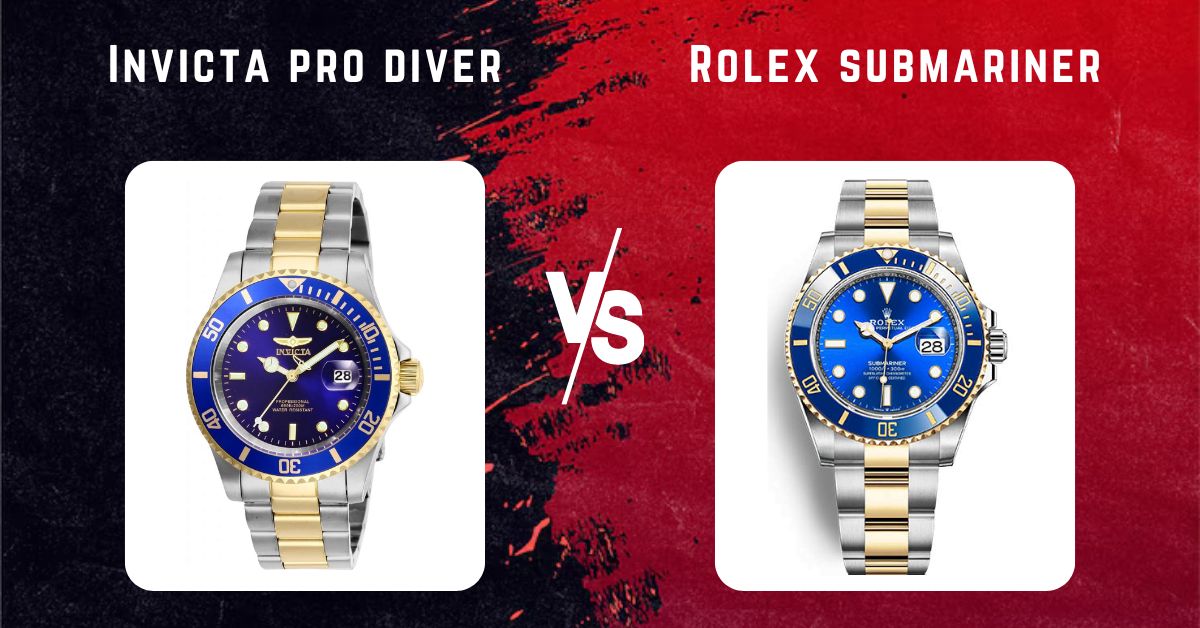 invicta pro diver vs rolex submariner