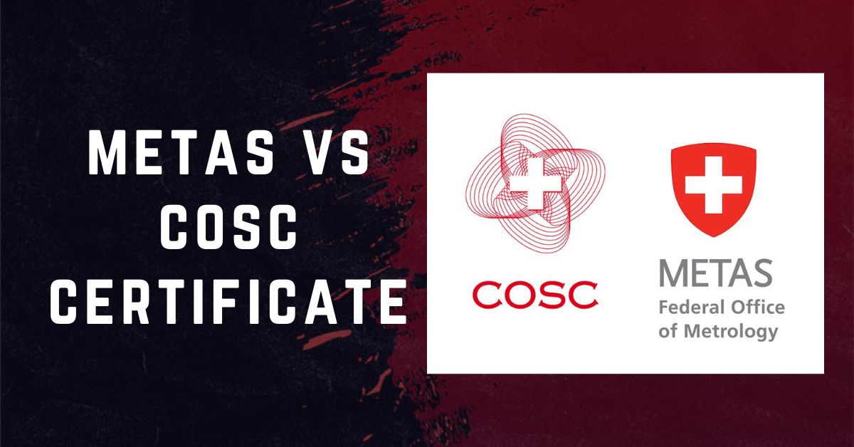 metas certificate vs cosc certificate