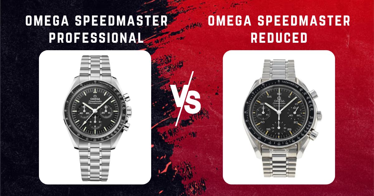 omega speedmaster professional vs omega speedmaster reduced