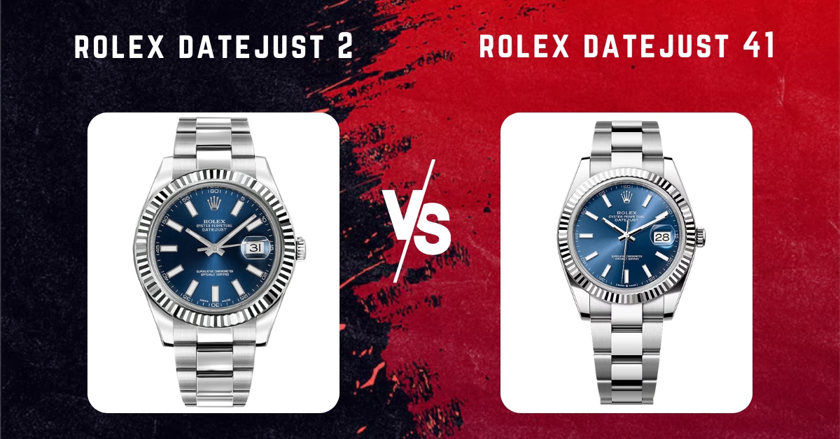 rolex datejust 2 vs rolex datejust 41