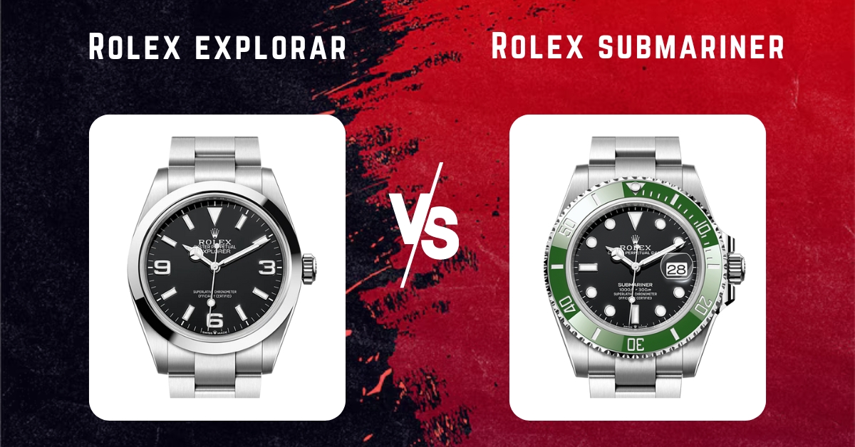 rolex explorer vs rolex submariner