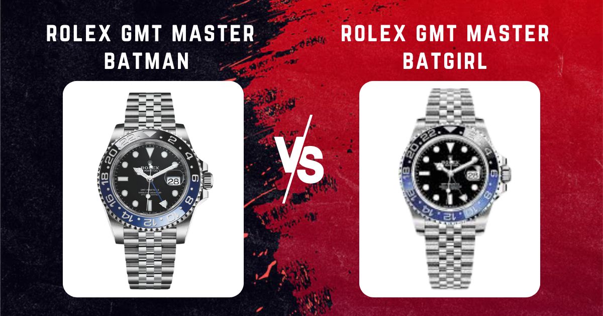 rolex gmt master batman vs rolex batgirl