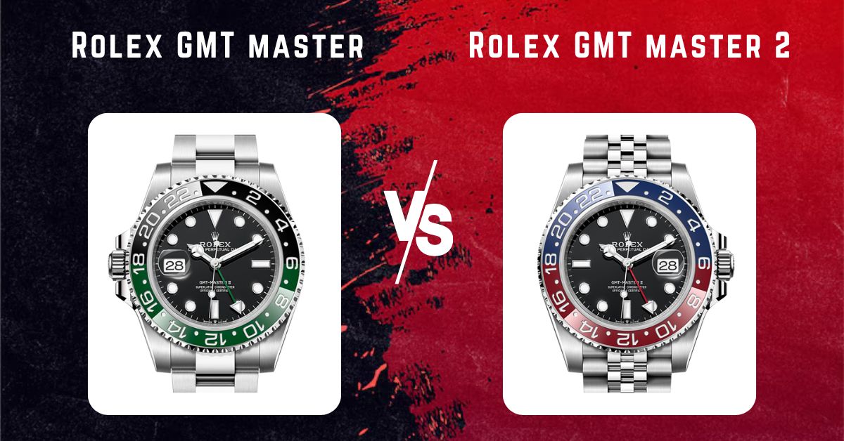 rolex gmt master vs rolex gmt master 2