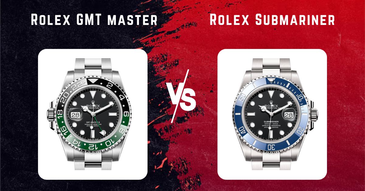 rolex gmt master vs rolex submariner