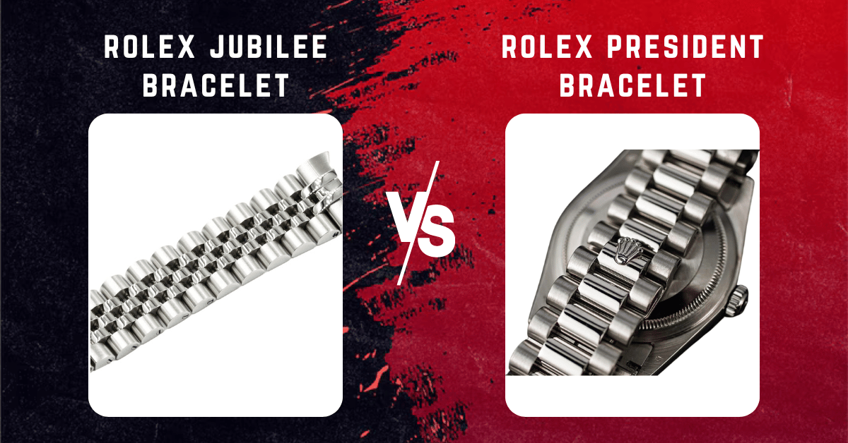 rolex jubilee bracelet vs rolex president bracelet