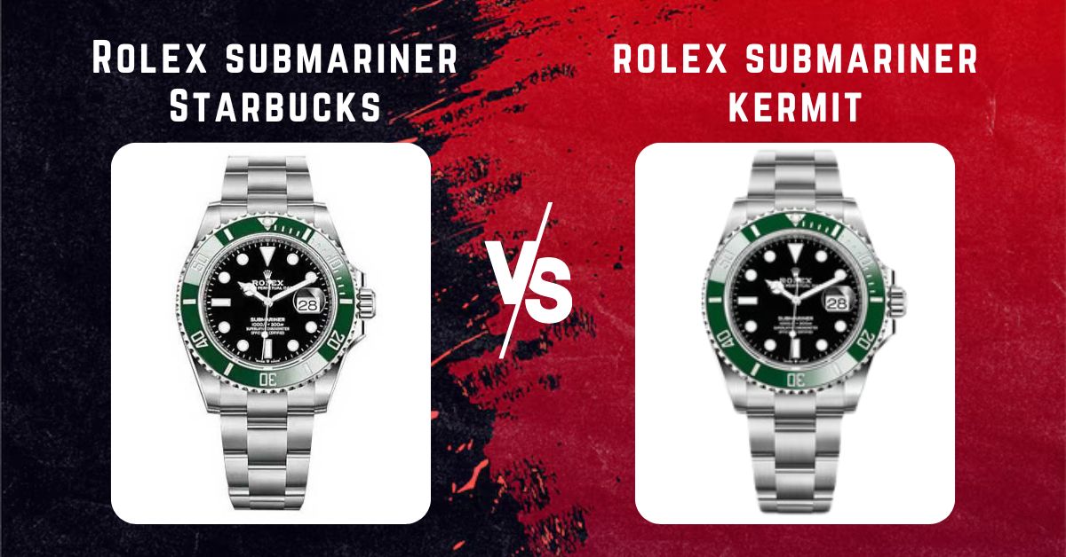 rolex submariner kermit vs rolex submariner starbucks