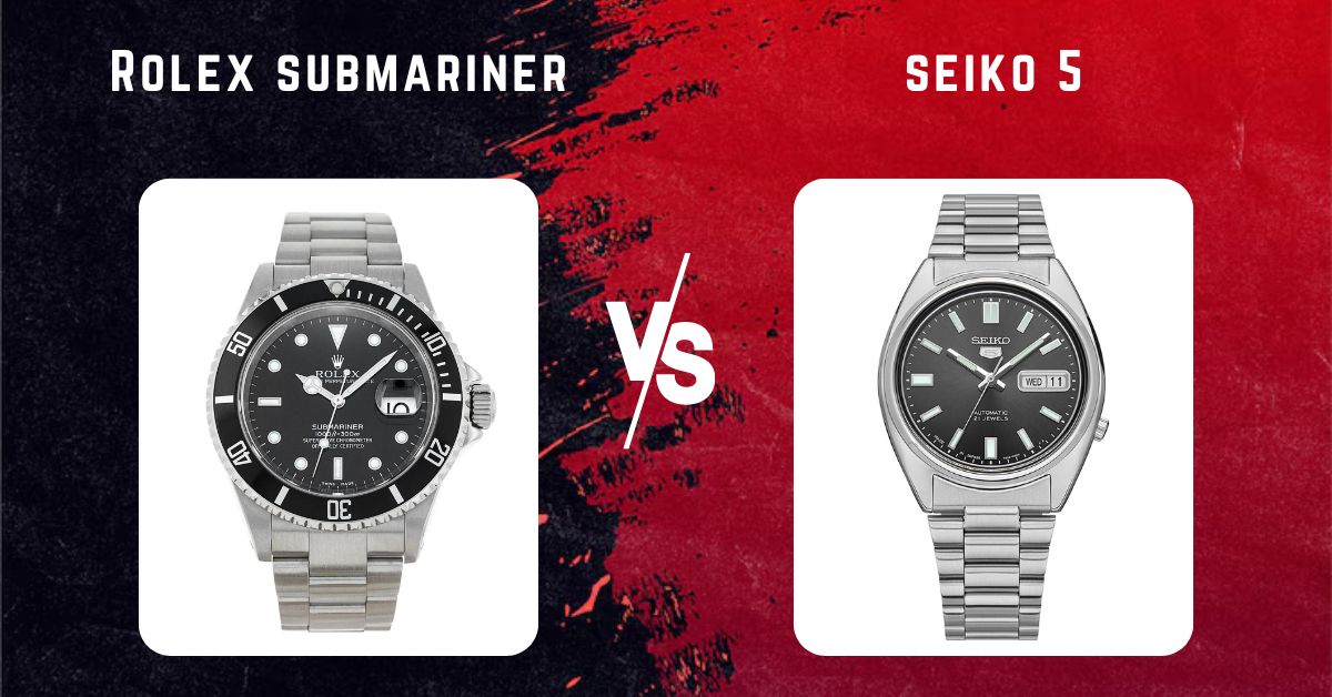 rolex submariner vs seiko 5