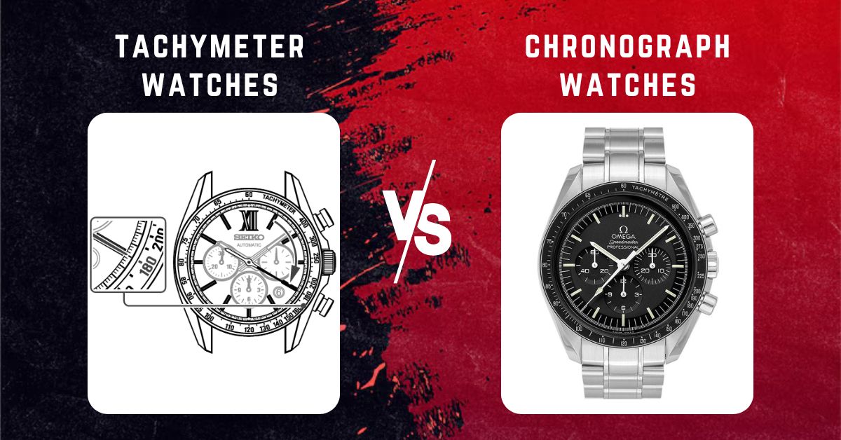 tachymeter vs chronograph watches