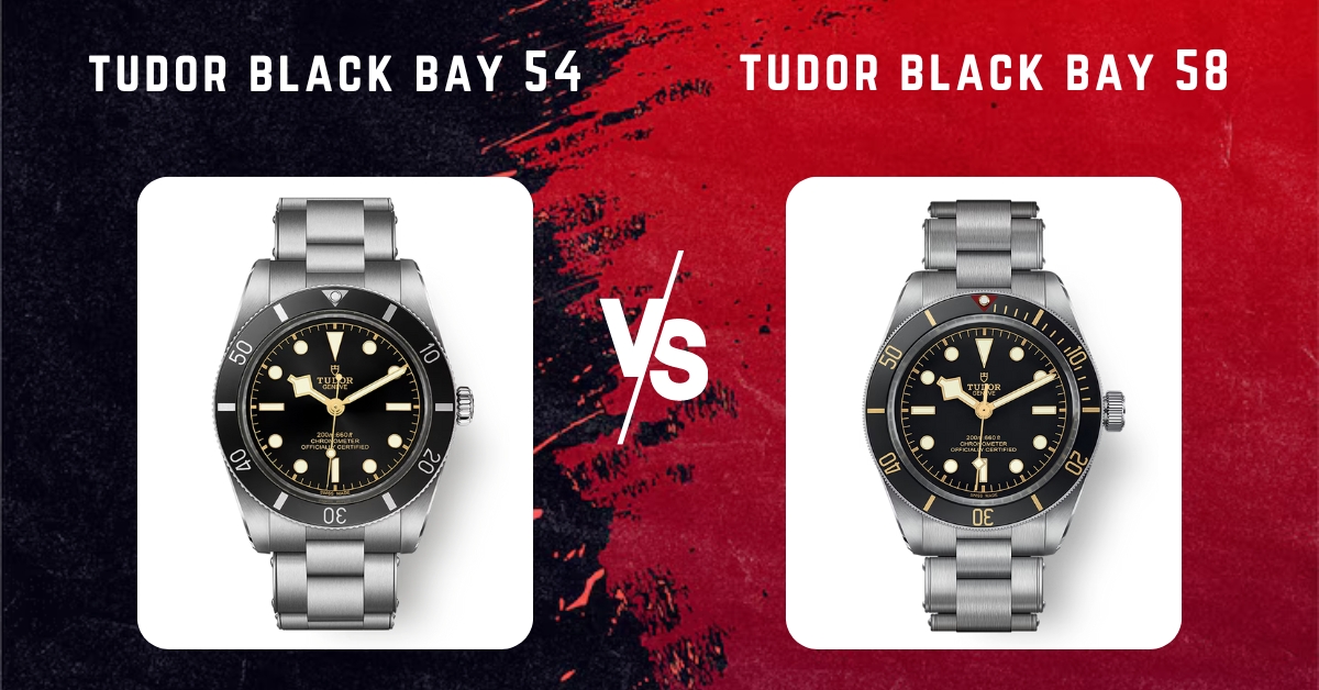 tudor black bay 54 vs tudor black bay 58