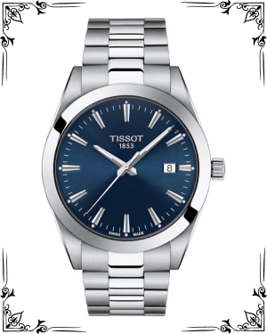 Tissot Mens Gentleman Stainless Steel Dress Watch