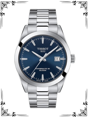 Tissot Mens Gentleman Stainless Steel Dress Watch