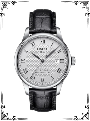 Tissot Mens Le Locle Stainless Steel Dress Watch